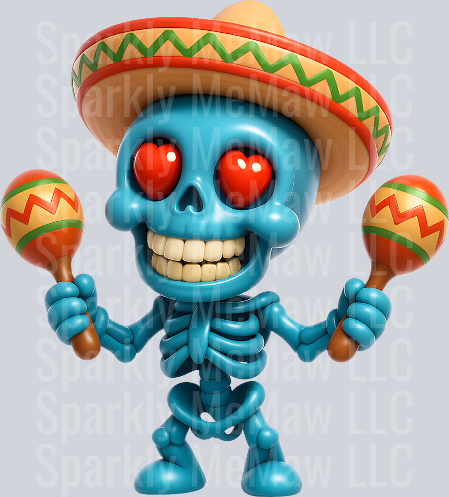 Mariachi Corazoni Brain Rot UV DTF Decal