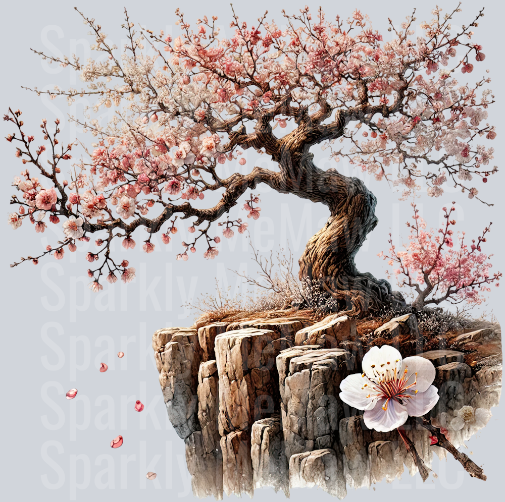 23 Cherry Blossoms set 2 UV DTF Clip Art Decal