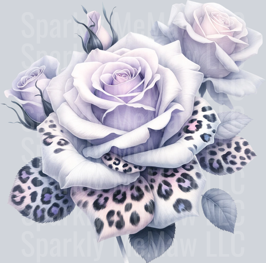 rose 4 Animal Rose UV DTF Clip Art Decal