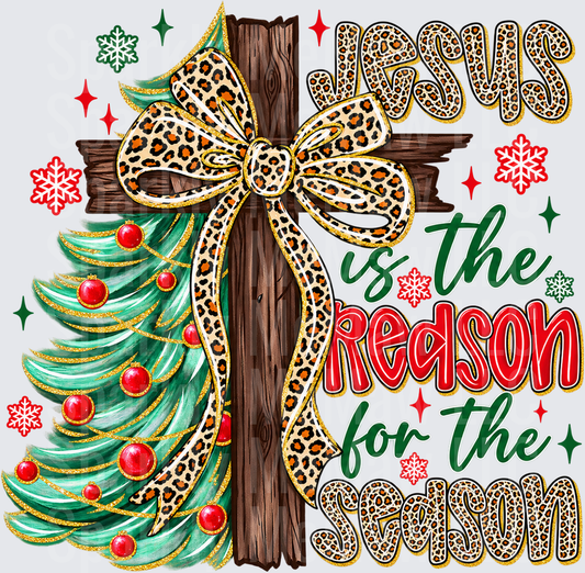 Jesus Is The Reason Season UV DTF Decal