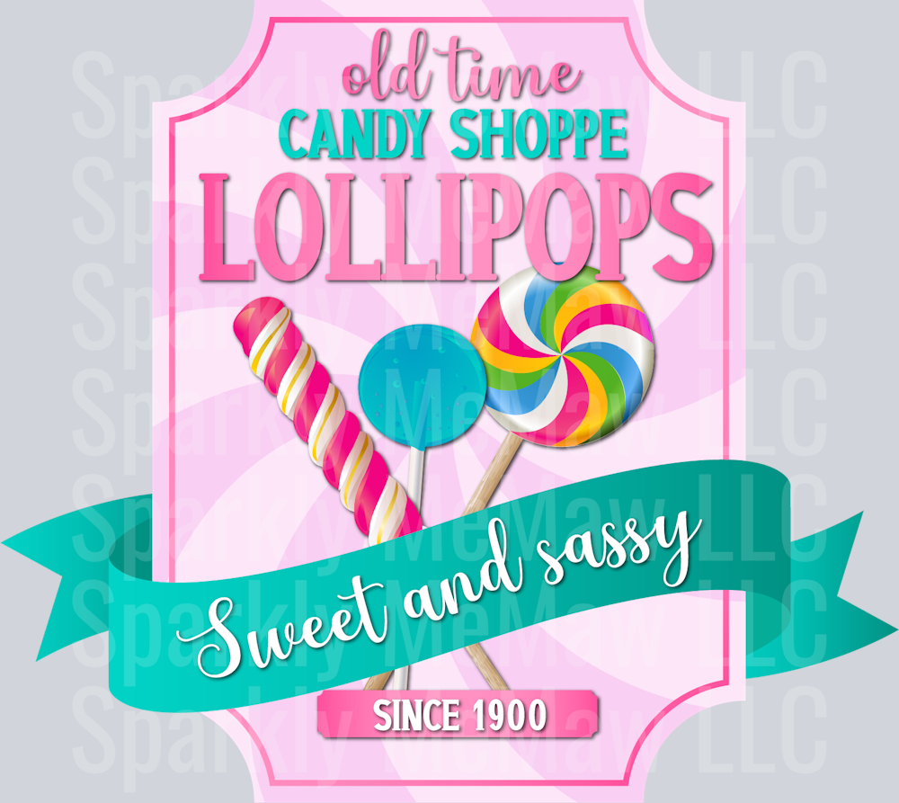 Candy label-02 UV DTF Decal