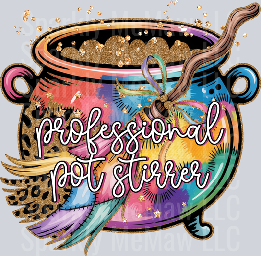 Pot Stirrer UV DTF Decal