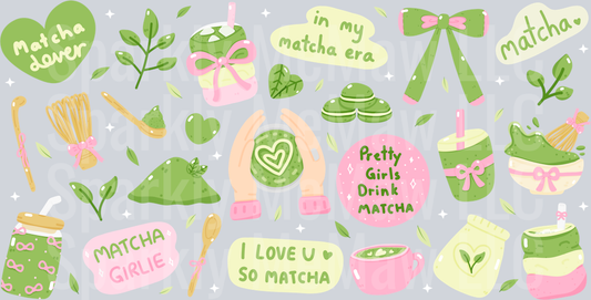 Matcha libbey 16oz wrap