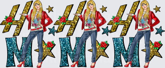 Hannah Montana Glitter Gang Girl This is a UV DTF 16 OZ Wrap