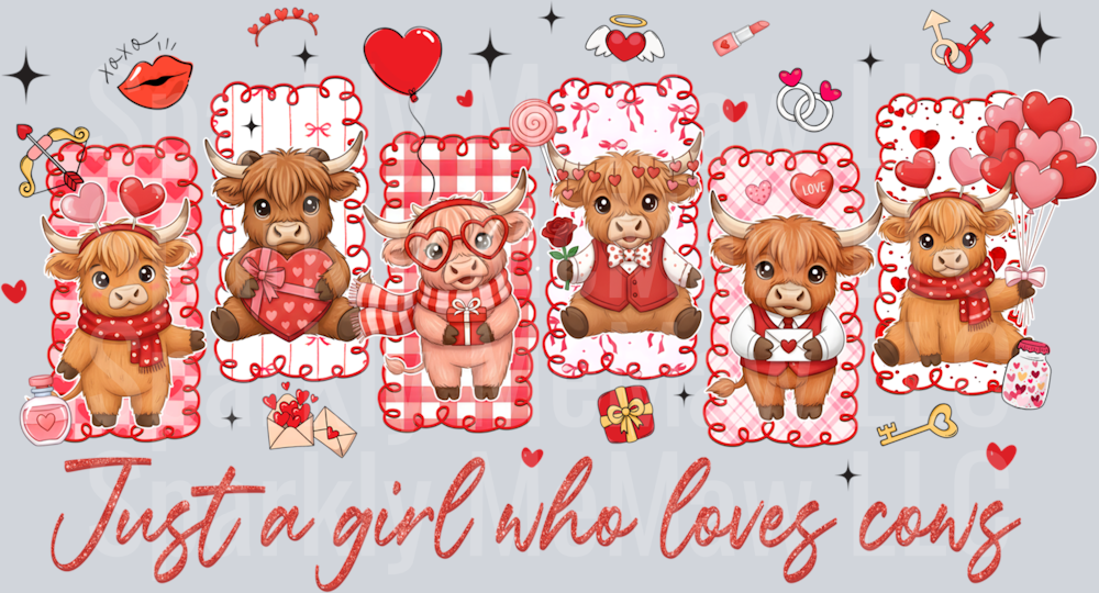 Valentine 16 oz UV DTF Wrap 66
