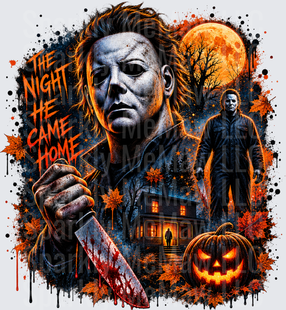 Michael Myers The Night He Came Home UV DTF Decal