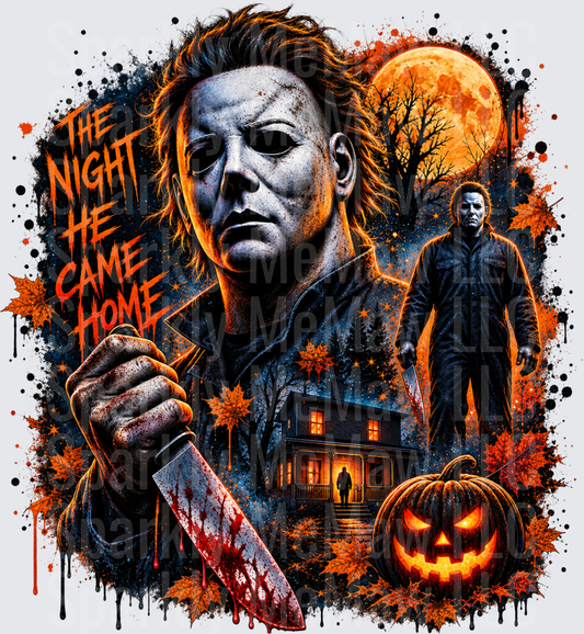 Michael Myers The Night He Came Home UV DTF Decal