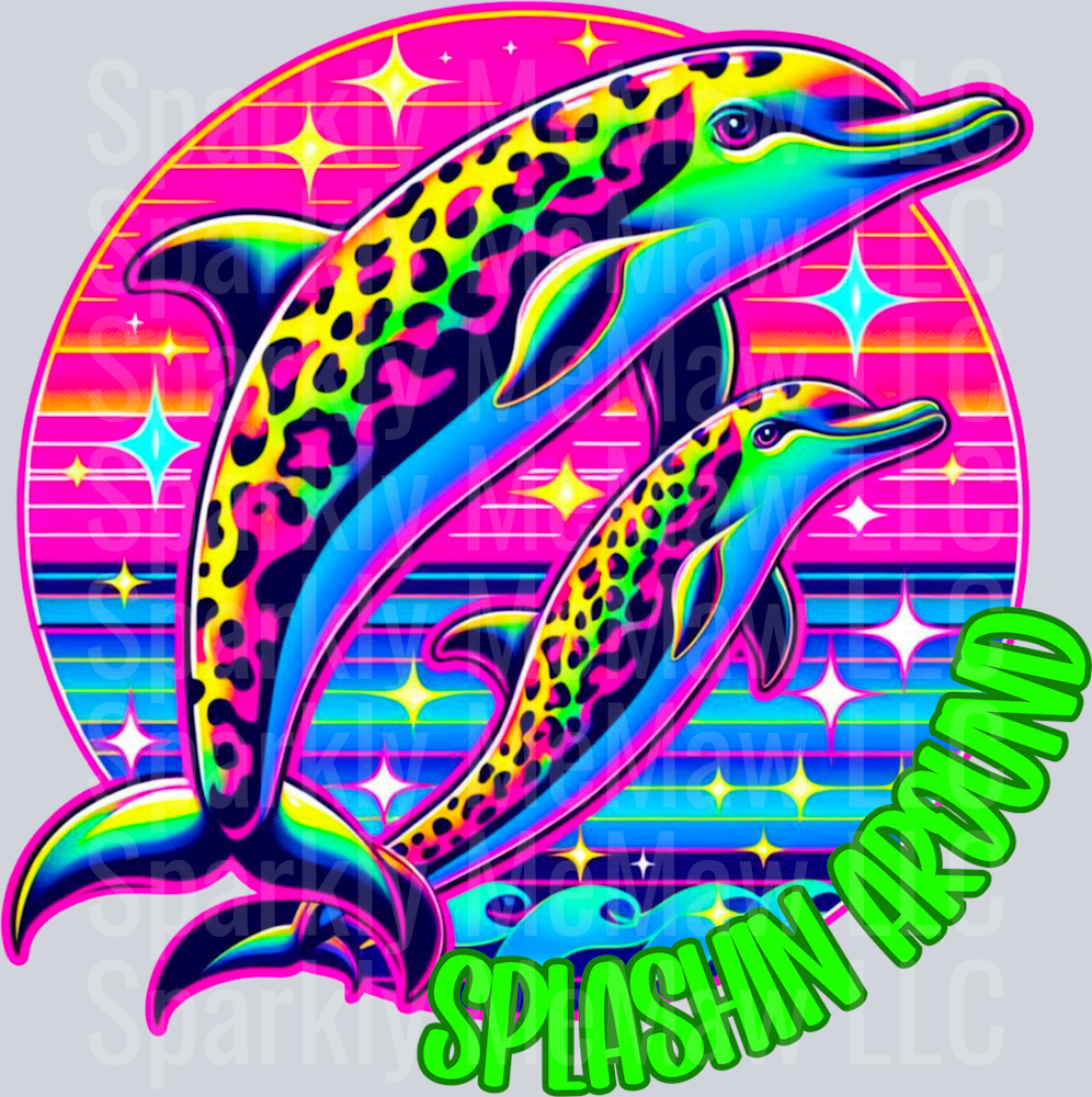 Splashin Around UV DTF Decal