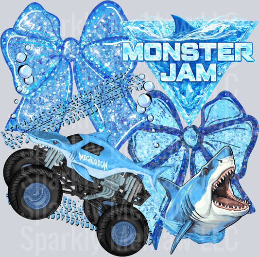 Monster Jam Megladon Bow UV DTF Decal
