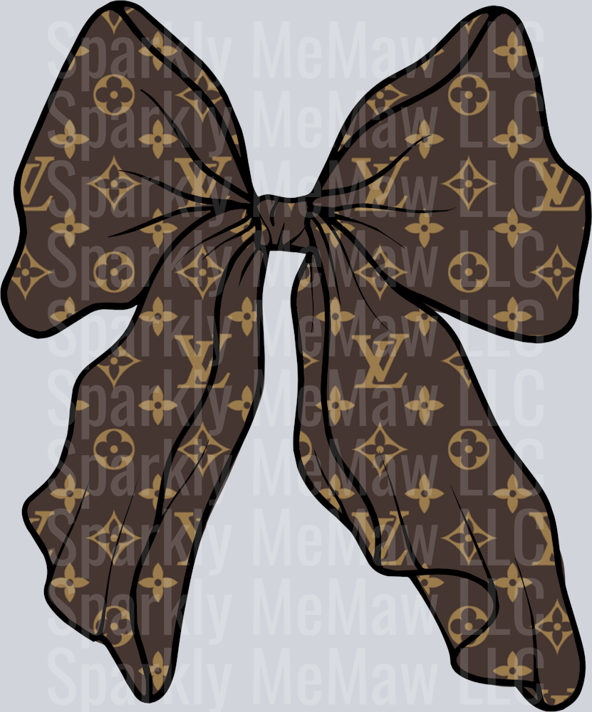 L Bow V UV DTF Decal