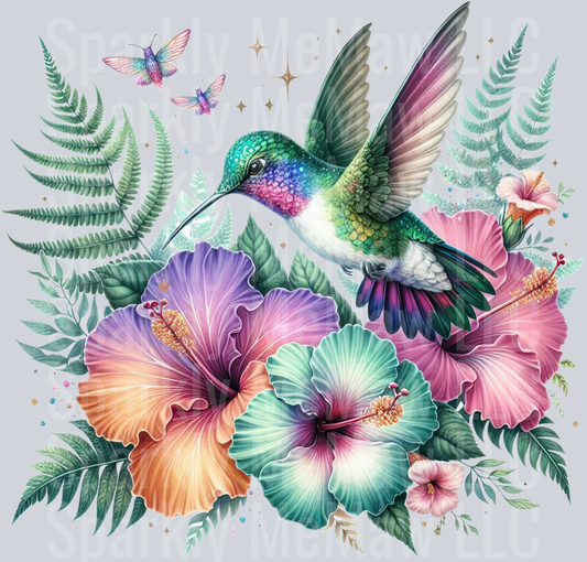 25 Hummingbird Clip Art UV DTF Decal