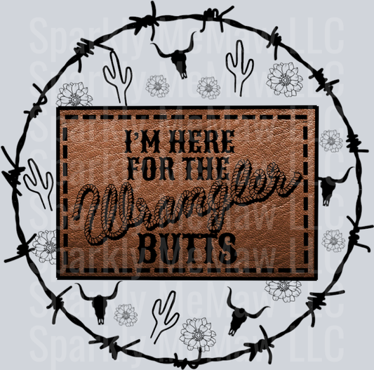 I'm here UV DTF Decal