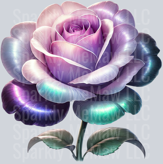 Fantasy Rose 14 UV DTF Decal