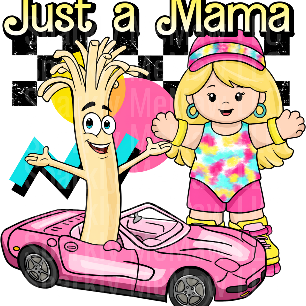 String cheese mama UV DTF Decal