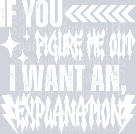 if you White UV DTF Decal