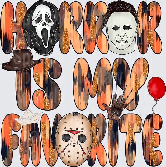 Horror Movie Slashers DTF Transfer - Ghostface Scream Michael Myers Jason Voorhees Freddy Krueger Halloween Icons