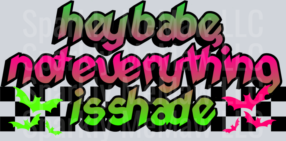 hey babe UV DTF Decal