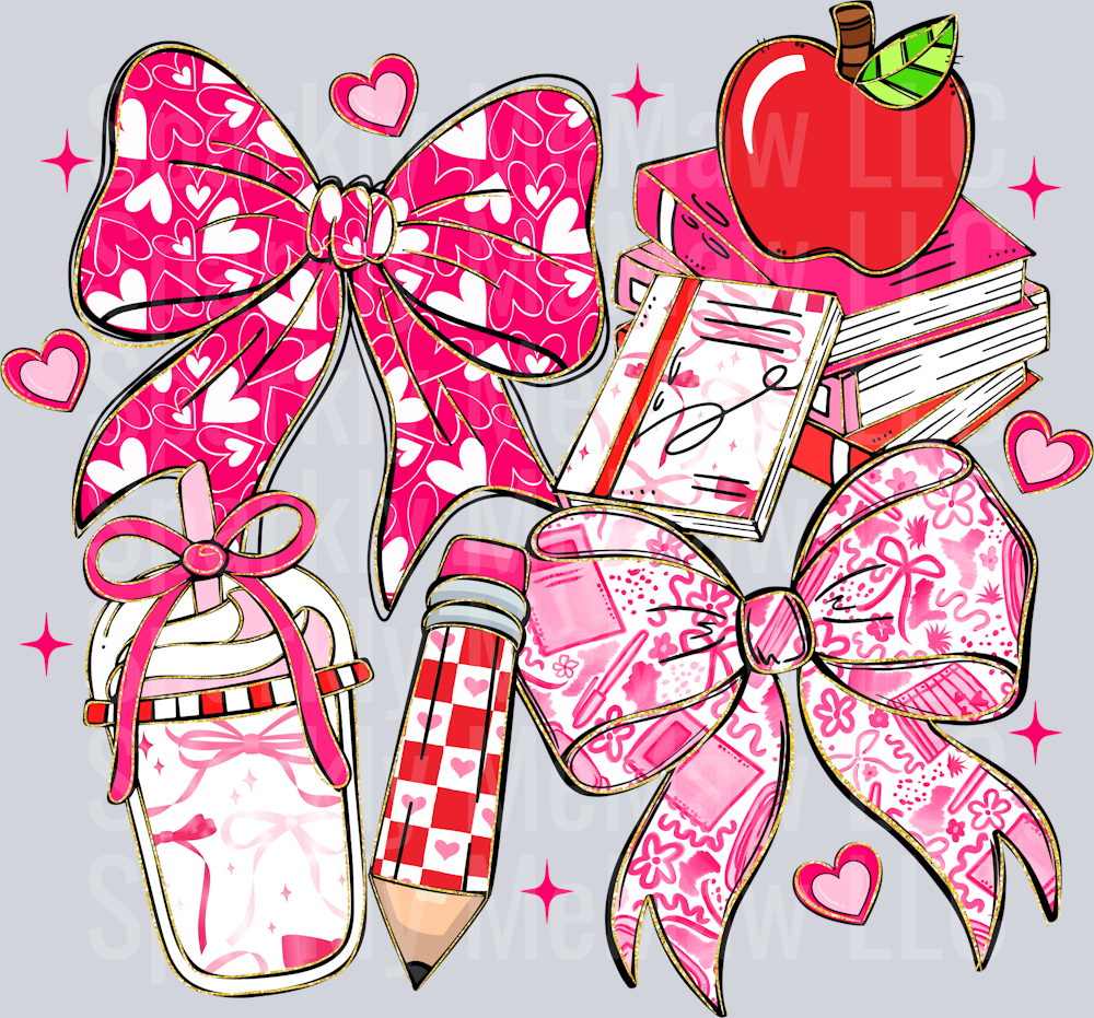 Teacher Valentine DTF Transfer (Fabrics)