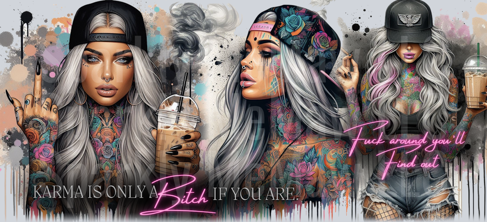 16 oz Uv DTF Wrap 273