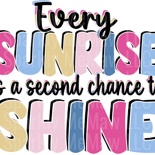 Every Sunrise DTF Transfer (Fabrics)