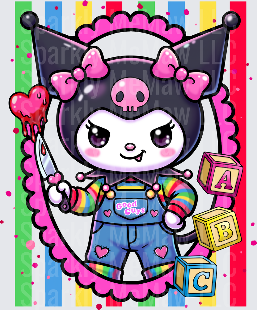 Kuromi Chucky Good Guys UV DTF Decal