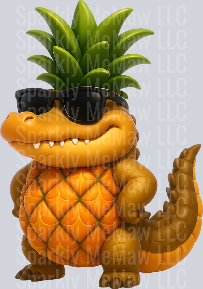 Crocodildo Penissini Brain Rot UV DTF Decal