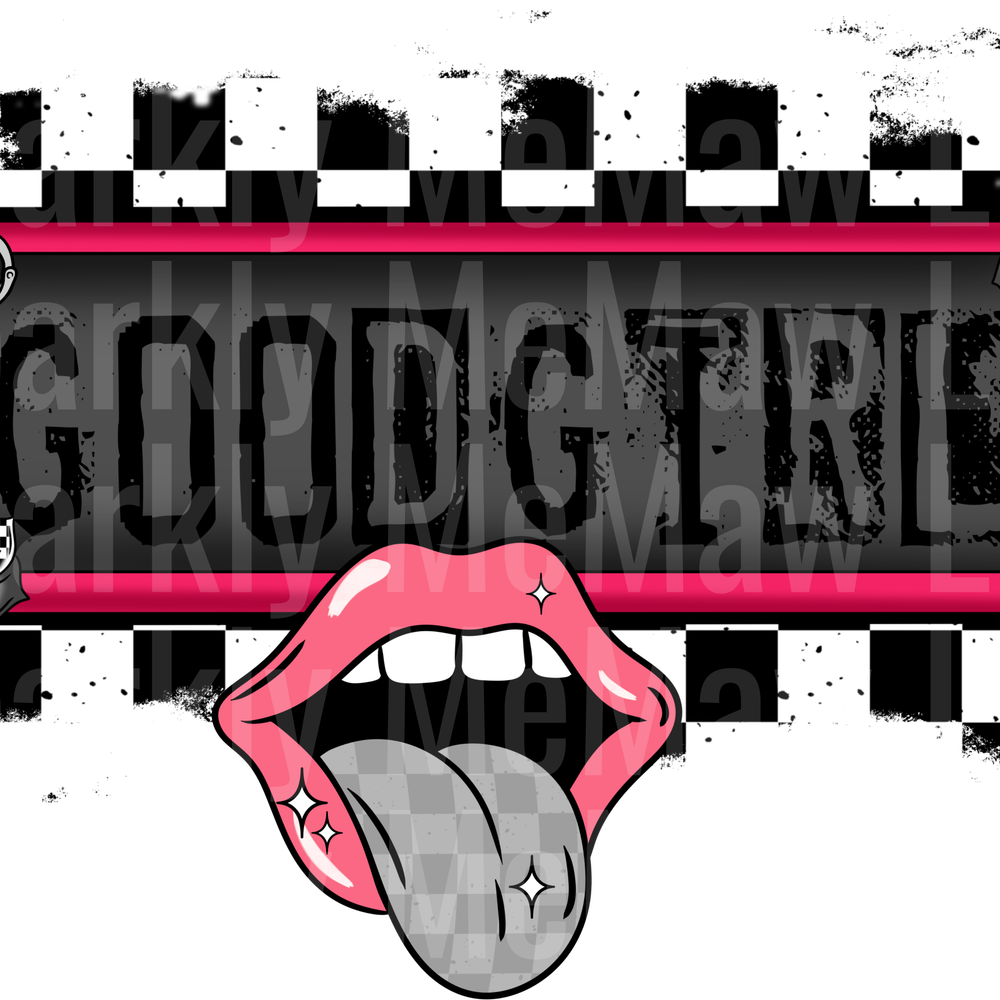 good girl UV DTF Decal
