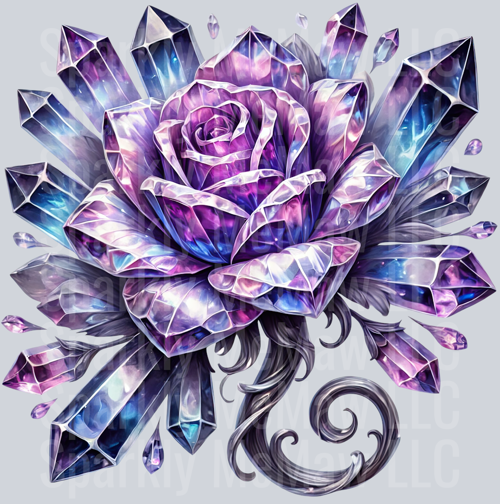Fantasy Rose 31 UV DTF Decal
