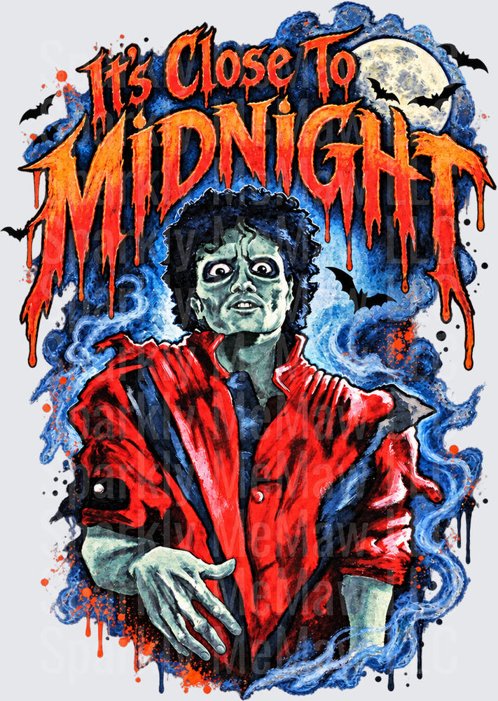 Michael Jackson Thriller Zombie It's Close To Midnight UV DTF Decal