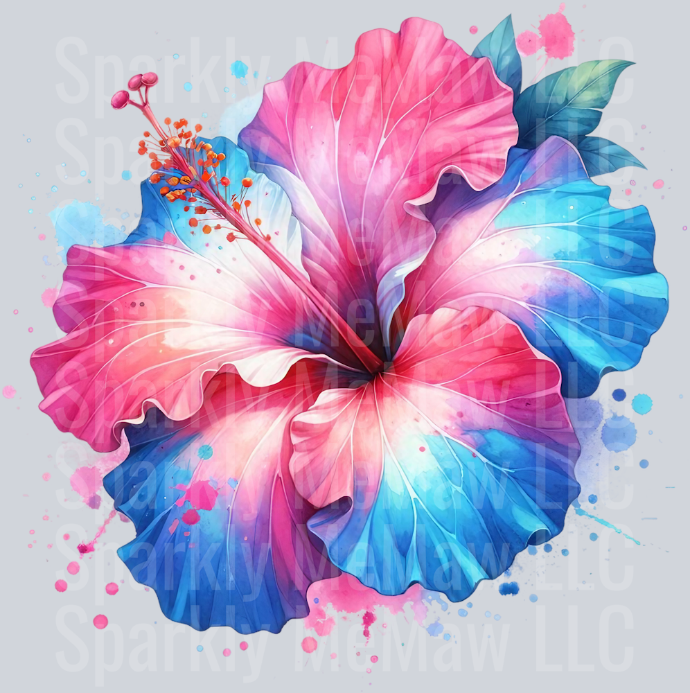 flower 10 Clip Art UV DTF Decal