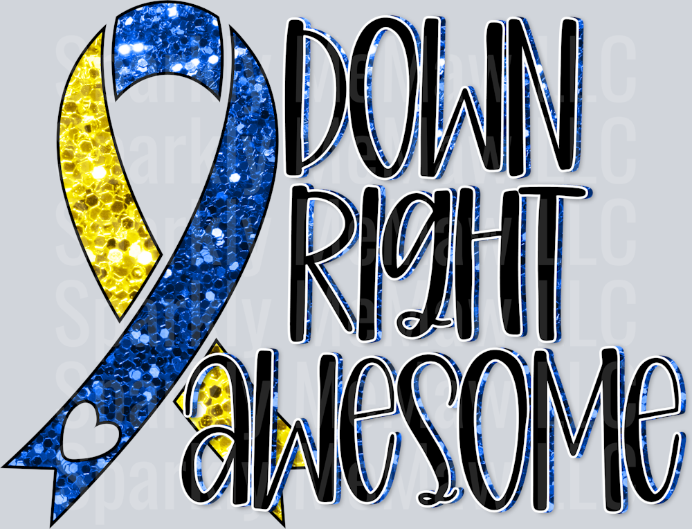 Down Right Awesome UV DTF Decal
