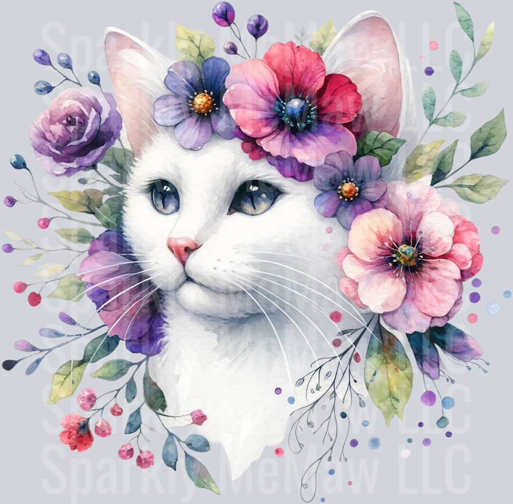 cat 13 Clip Art UV DTF Decal