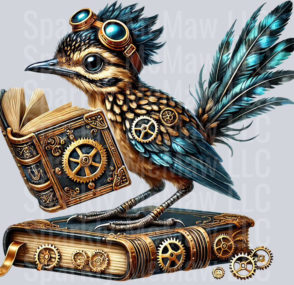 Road Runner SteamPunk UV DTF Decal 37