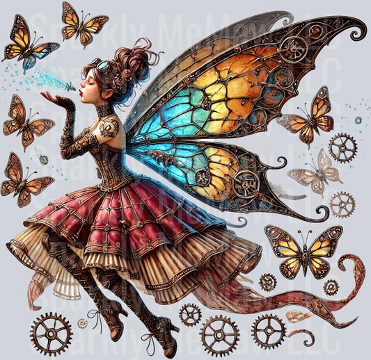 Fairy  SteamPunk UV DTF Decal 25