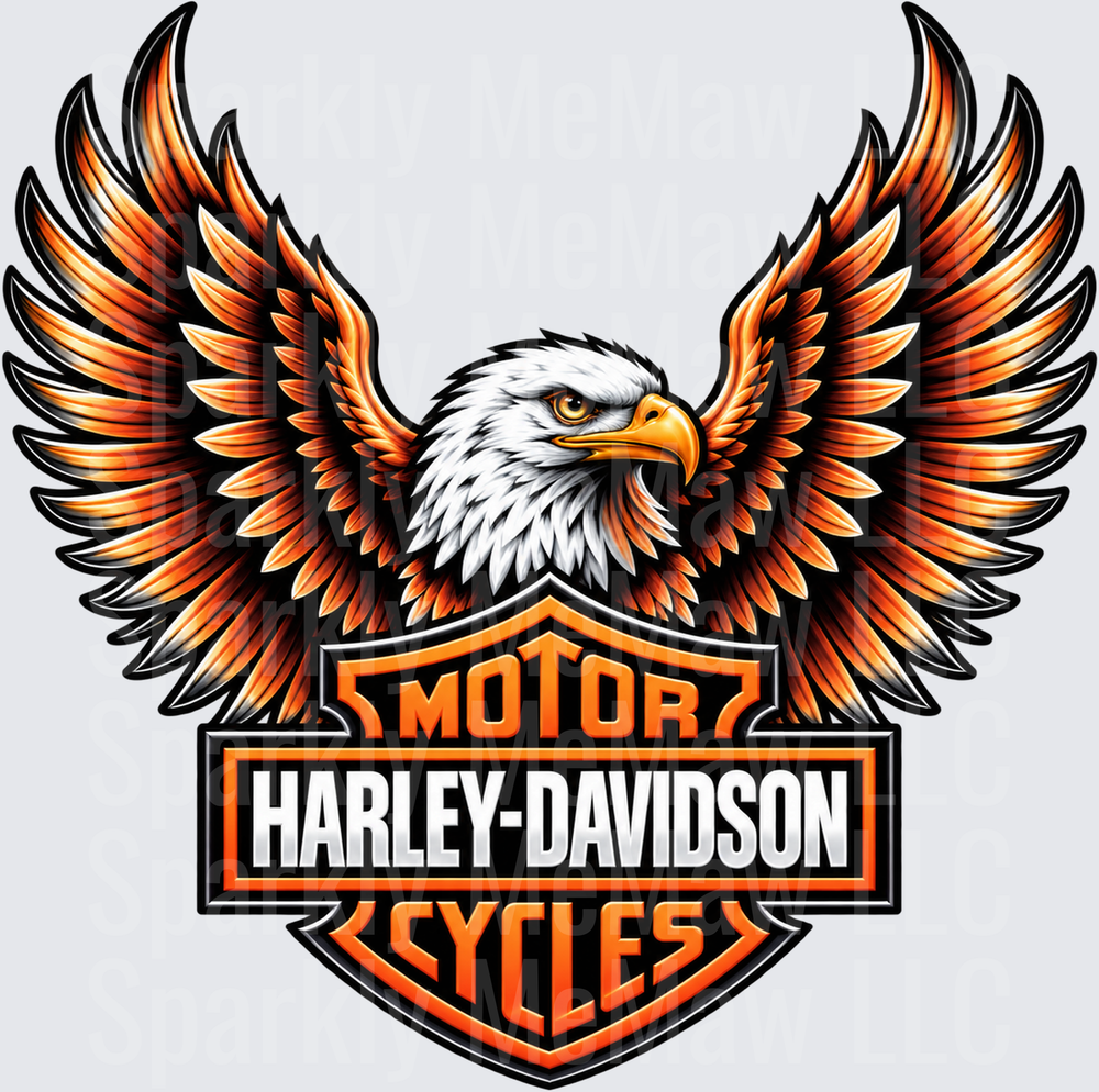 HD Eagle Wings This is a UV DTF Decal