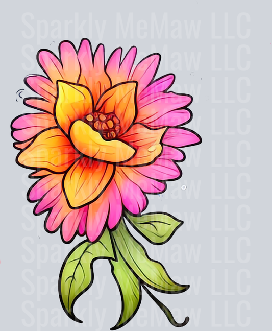 CowGirl UV DTF Clip Art Decal 9