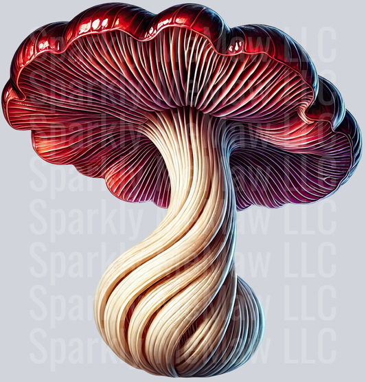 Fantasy Mushroom UV DTF Clipart Decal 7