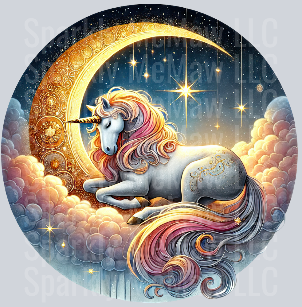 Starry Unicorn ClipArt Decals 13