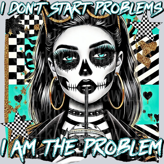 i dont start problems UV DTF Decal