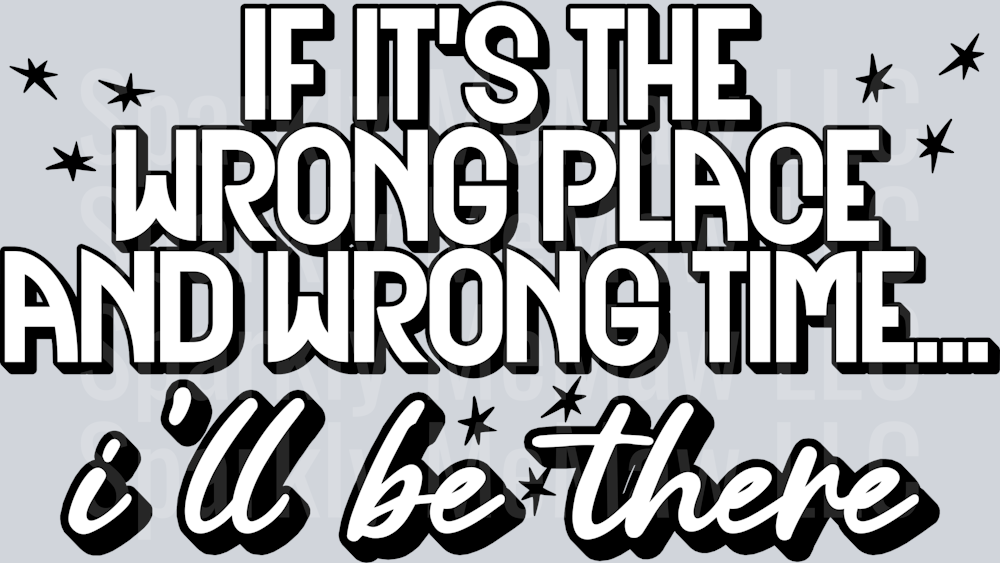 i_ll be there UV DTF Decal