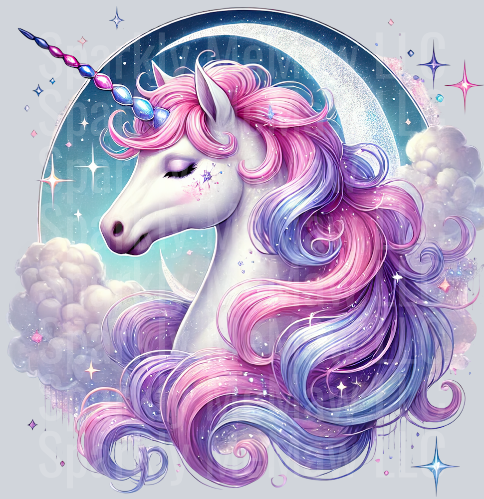 Starry Unicorn ClipArt Decals 20