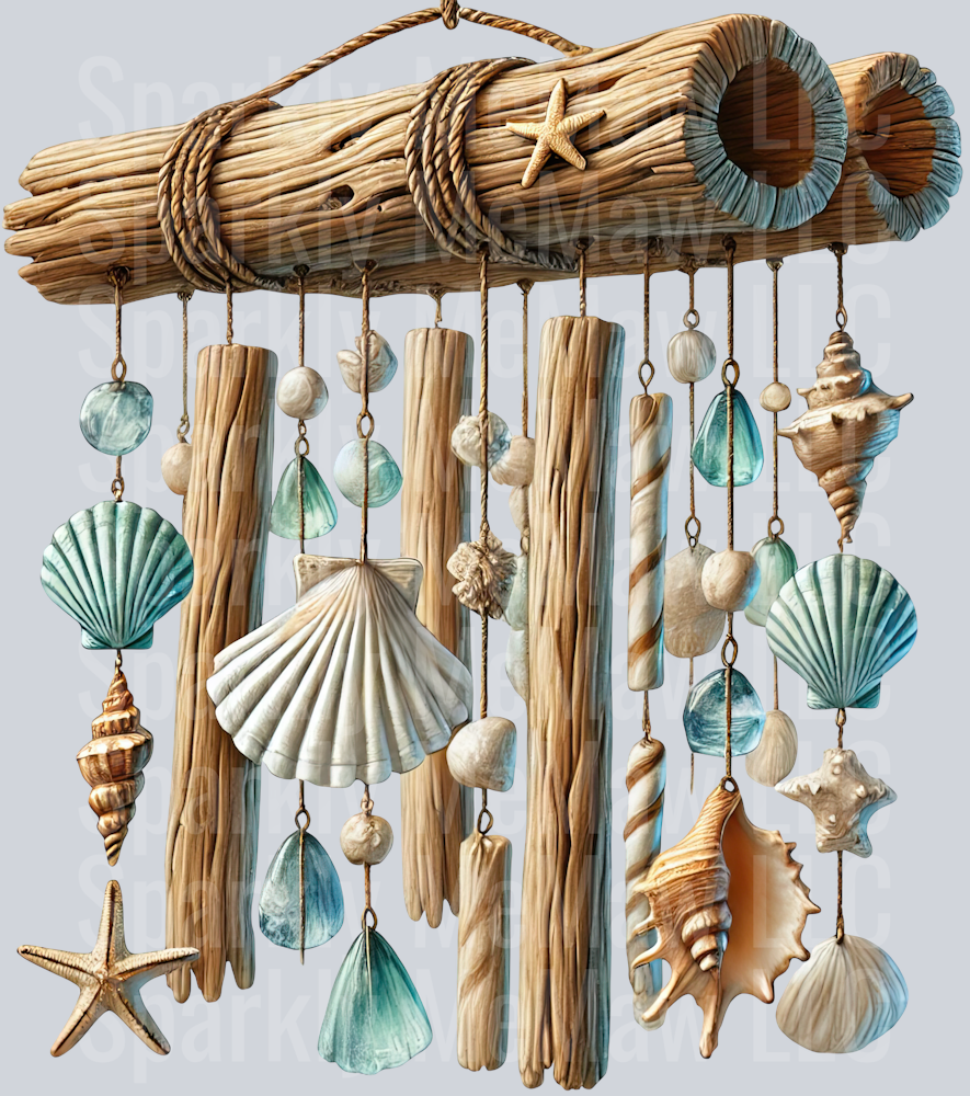 5 Ocean Boho Summer ClipArt Decal