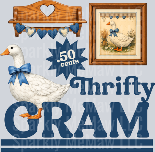 Thrifty Gram UV DTF Decal