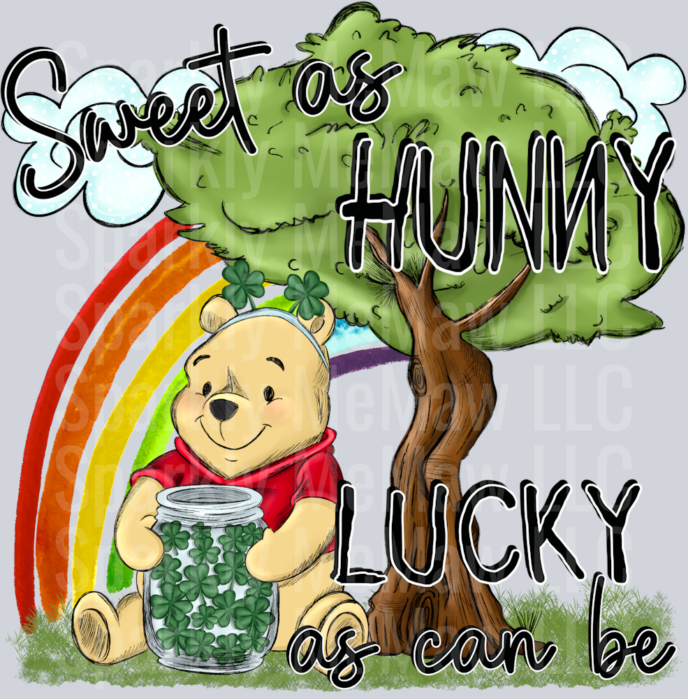 Sweet As Hunny DTF Transfer (Fabrics Only)