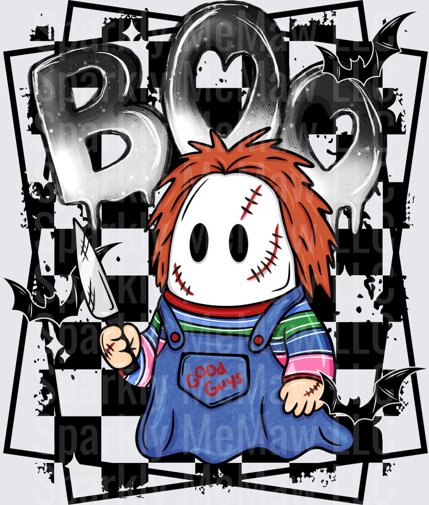 Chucky Good Guys Boo Ghost UV DTF Decal