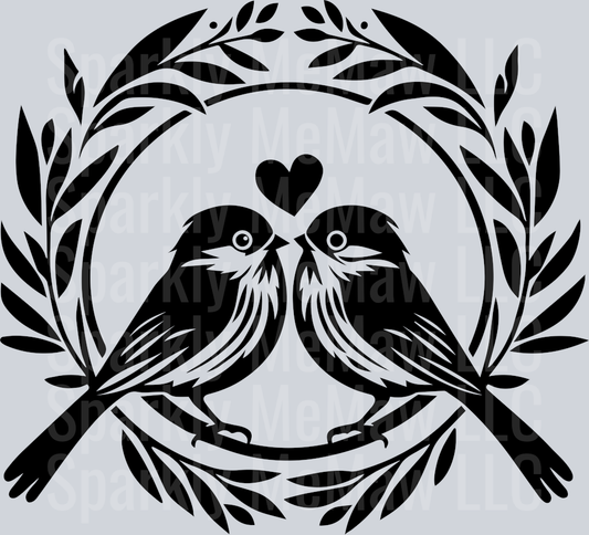 Bird UV DTF Clipart Decal 9