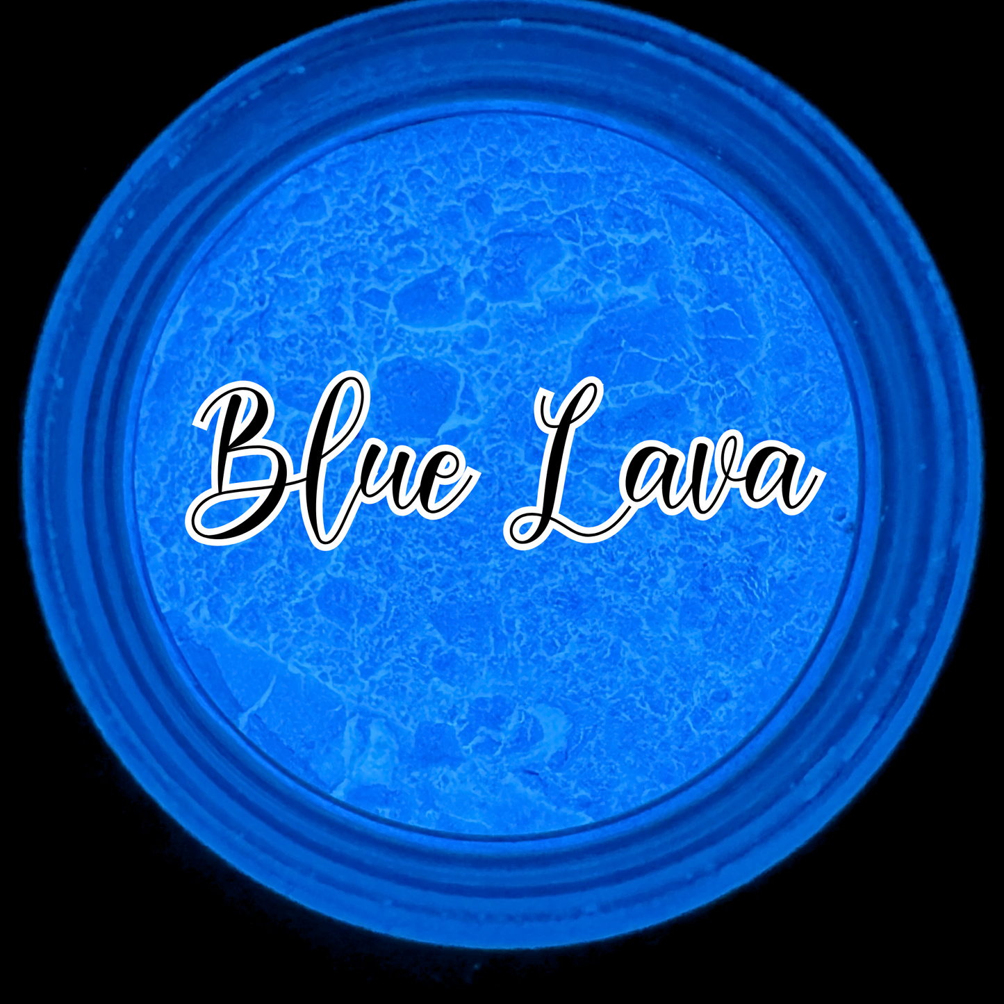 Blue lava Neon Glow Mica Powder