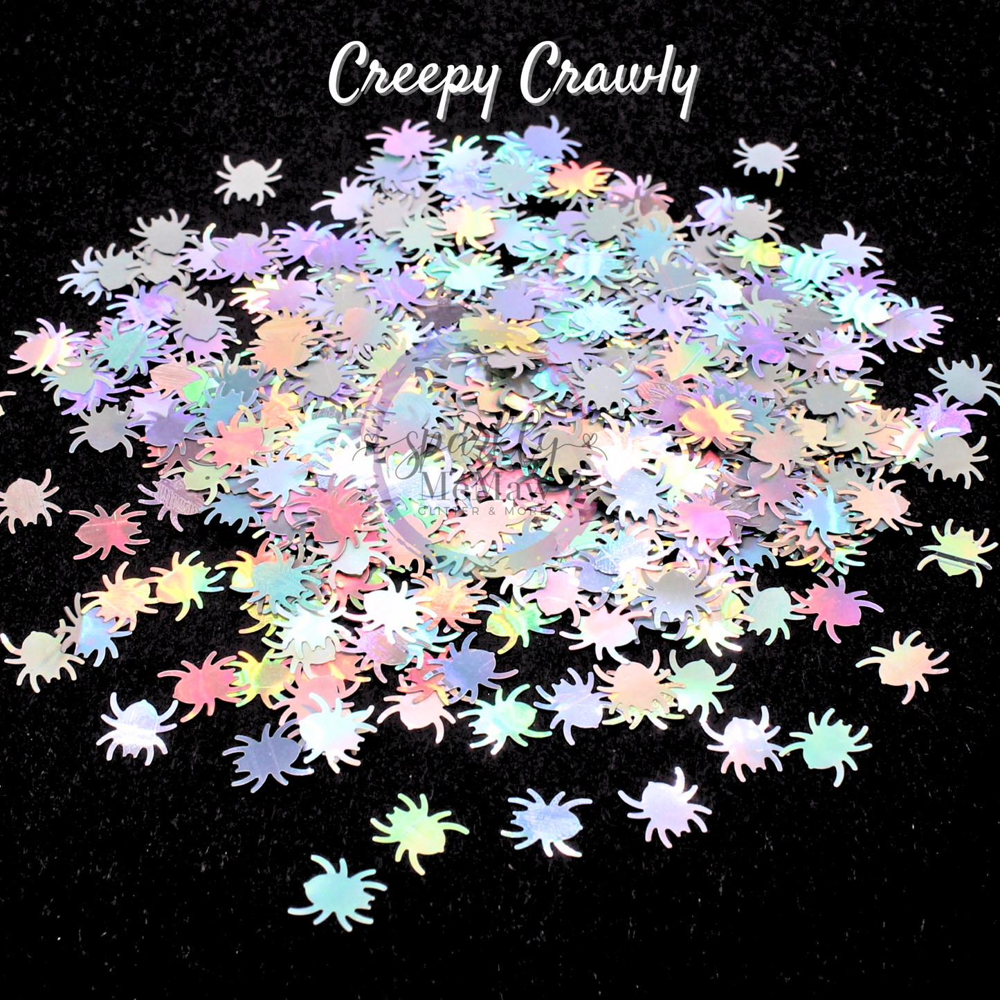 Creepy Crawly  8mm Holographic Spiders