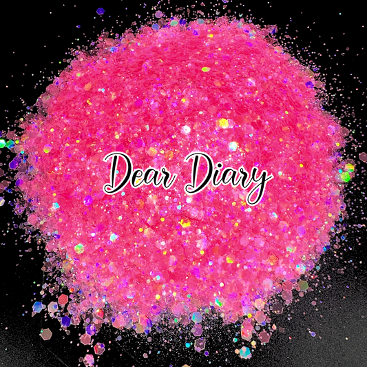 Dear Diary Neon Chunky Holographic Glitter Mix