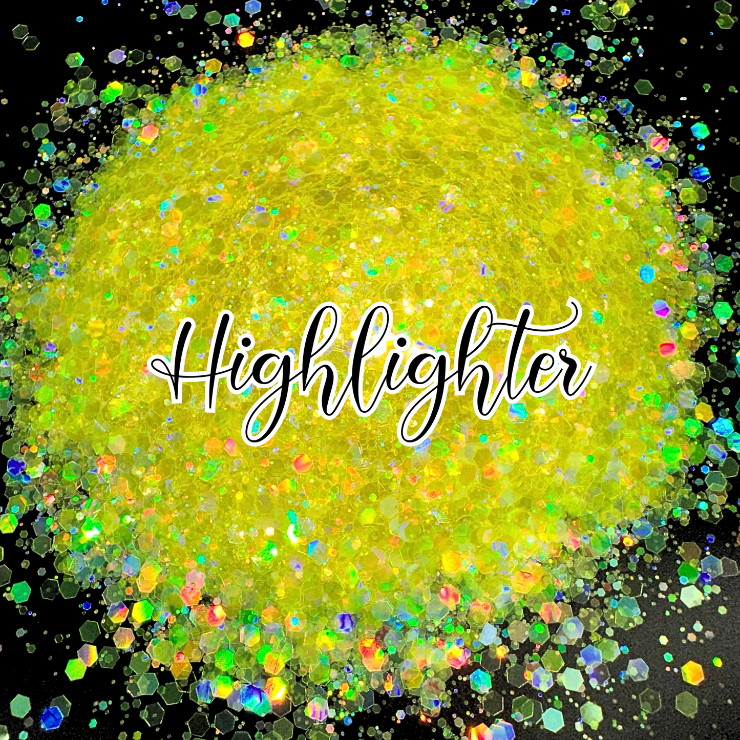 Highlighter Chunky Neon Glitter Mix